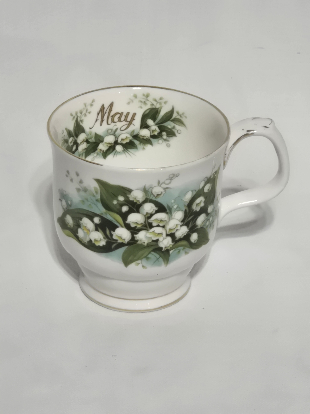 Vintage Royal Albert "Flower of the Month" May Lily of the Valley Teacup